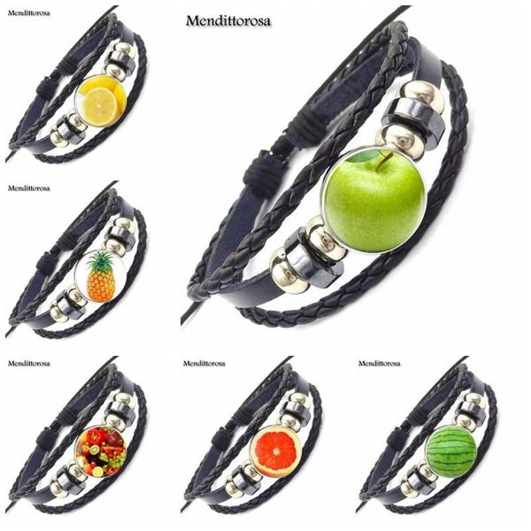 for party gift fruit pineapple strawberry tomato fashion jewelry classic glass cabochon black leather bracelet bangle s, Golden;silver
for party gift fruit pineapple strawberry tomato fashion jewelry classic glass cabochon black leather bracelet bangle s, Golden;silver