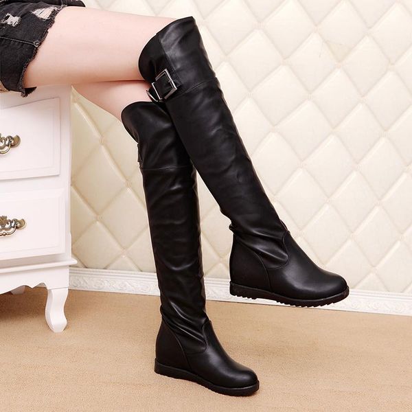 brand women's shoes autumn boots leather booties winter footwear round toe low heels booties boots-women fashion rubber, Black
brand women's shoes autumn boots leather booties winter footwear round toe low heels booties boots-women fashion rubber, Black