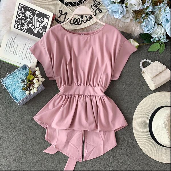 peplum chiffon blouse summer clothes womens and blouses mujer de moda 2021 korean asymetrical bow shirt tunic, White
peplum chiffon blouse summer clothes womens and blouses mujer de moda 2021 korean asymetrical bow shirt tunic, White