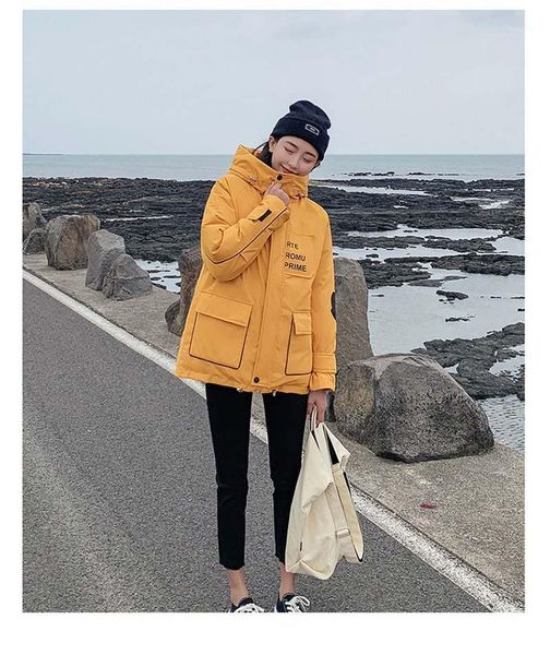 2019 hooded parka winter fashion women coat thicken warm down cotton padded jacket loose plus size letter parkas female overcoat1, Black
2019 hooded parka winter fashion women coat thicken warm down cotton padded jacket loose plus size letter parkas female overcoat1, Black