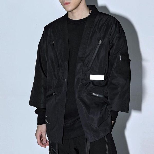 japan style cargo jacket men reflective kimono jacket coat streetwear open stitch hip hop outwear kg-641, Black;brown
japan style cargo jacket men reflective kimono jacket coat streetwear open stitch hip hop outwear kg-641, Black;brown