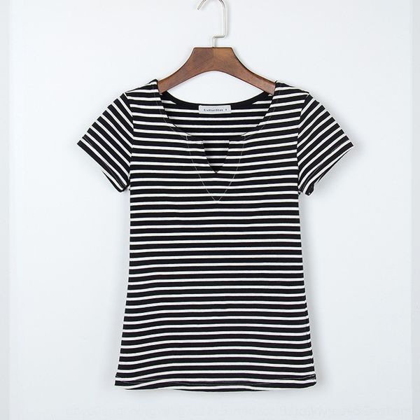 zw6s6 summer versatile women's double-layer short v-neck t-shirt and slim pullover pulloverfit pullovert-shirt pullover stripe small sl, White
zw6s6 summer versatile women's double-layer short v-neck t-shirt and slim pullover pulloverfit pullovert-shirt pullover stripe small sl, White