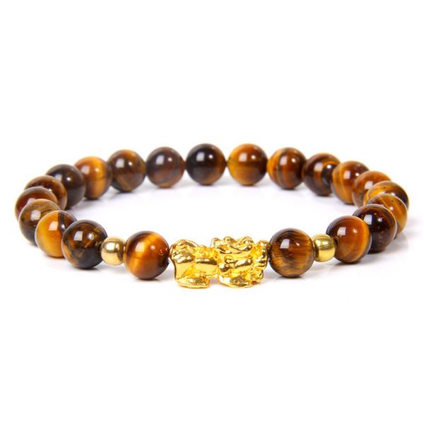 wholesale 10 pcs gold plated fabulous wild beast connect tiger eye stone elastic bracelet rock crystal classic jewelry, Black
wholesale 10 pcs gold plated fabulous wild beast connect tiger eye stone elastic bracelet rock crystal classic jewelry, Black