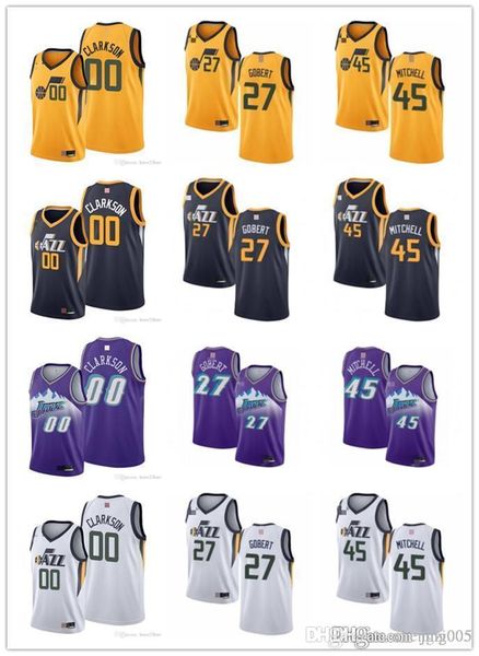 ncaa mens womens youth utah jazz 00 clarkson 27 rudy gobert 45 donovan mitchell white purple navy custom basketball jers, Black
ncaa mens womens youth utah jazz 00 clarkson 27 rudy gobert 45 donovan mitchell white purple navy custom basketball jers, Black