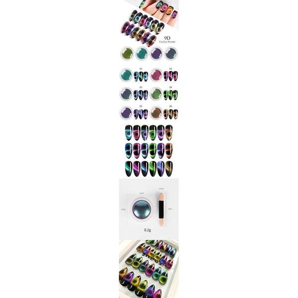 9d galaxy cat eye nail powder colorful magnetic mirror powder magnet nail art pigment chrome diy nail glitter de jllzuj, Silver;gold
9d galaxy cat eye nail powder colorful magnetic mirror powder magnet nail art pigment chrome diy nail glitter de jllzuj, Silver;gold