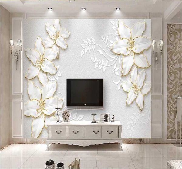 3d simple and elegant relief lotus jewelry mural custom wallpaper 8d waterproof wall covering
3d simple and elegant relief lotus jewelry mural custom wallpaper 8d waterproof wall covering