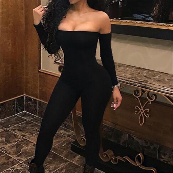 women jumpsuit ladies jumpsuits party rompers black off shoulder jumpsuit women long sleeve romper skinny rompers trousers, Black;white
women jumpsuit ladies jumpsuits party rompers black off shoulder jumpsuit women long sleeve romper skinny rompers trousers, Black;white