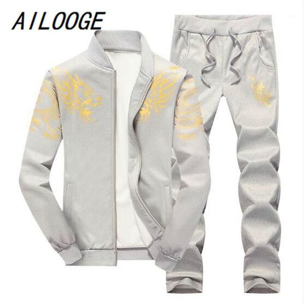 ailooge zipper jacket+pant set 2018 casual men sporting suit hoodie men's tracksuit sweatshirt male two pieces set1, Gray
ailooge zipper jacket+pant set 2018 casual men sporting suit hoodie men's tracksuit sweatshirt male two pieces set1, Gray