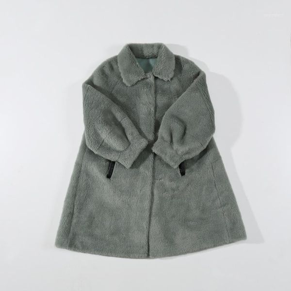 new soft thicken winter composite fur integrated coat women's middle and long doll collared knitting grain sheep shearing fur1, Black
new soft thicken winter composite fur integrated coat women's middle and long doll collared knitting grain sheep shearing fur1, Black