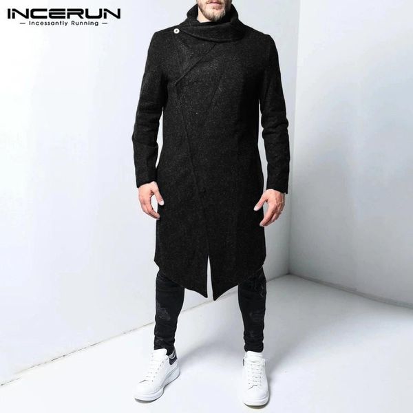 punk style men solid color long sleeve jackets trench fashion big lapel mens slim casual windbreaker coats streetwear incerun1, Tan;black
punk style men solid color long sleeve jackets trench fashion big lapel mens slim casual windbreaker coats streetwear incerun1, Tan;black