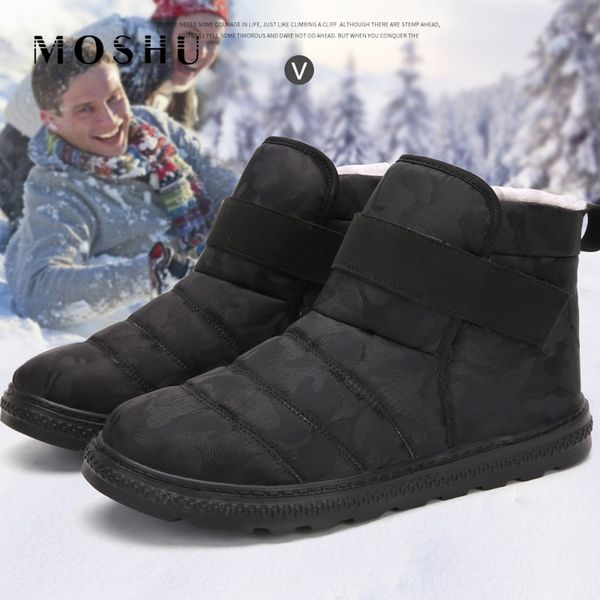 2020 winter boots men warm plush shoes waterproof ankle snow boots fashion fur footwear lightweight non-slip ladies unisex, Black
2020 winter boots men warm plush shoes waterproof ankle snow boots fashion fur footwear lightweight non-slip ladies unisex, Black