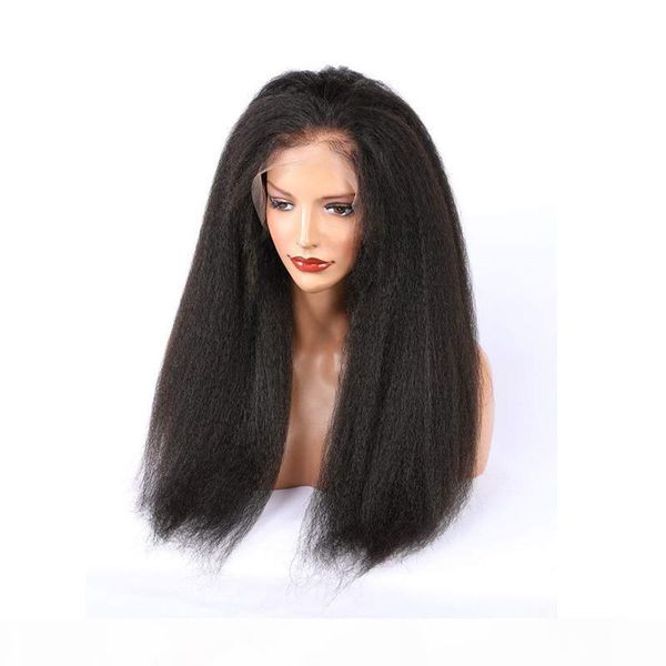 kinky straight full lace human hair wigs with baby hairs glueless wig human hair brazilian wig for black women, Black;brown
kinky straight full lace human hair wigs with baby hairs glueless wig human hair brazilian wig for black women, Black;brown
