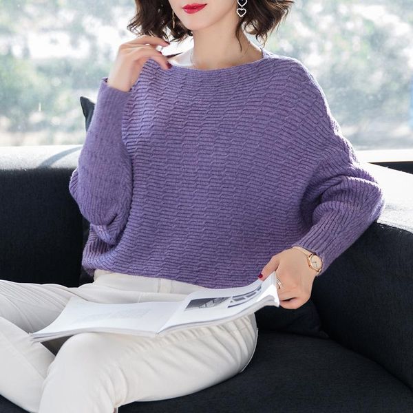 women's sweaters bottoming sweater autumn winter slash neck batwing sleeve knitted ladies solid color casual jumper h9250, White;black
women's sweaters bottoming sweater autumn winter slash neck batwing sleeve knitted ladies solid color casual jumper h9250, White;black