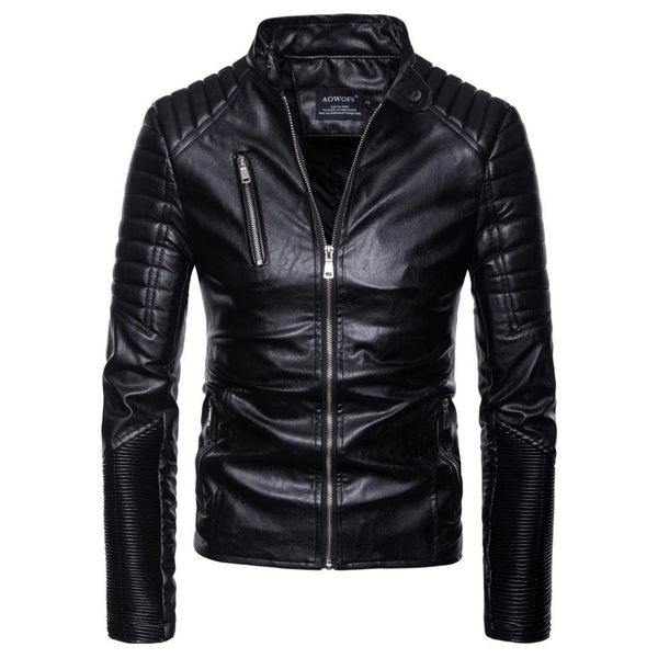men leather jacket fashion autumn motorcycle pu leather male winter jackets outerwear coats faux coat, Black;brown 
men leather jacket fashion autumn motorcycle pu leather male winter jackets outerwear coats faux coat, Black;brown