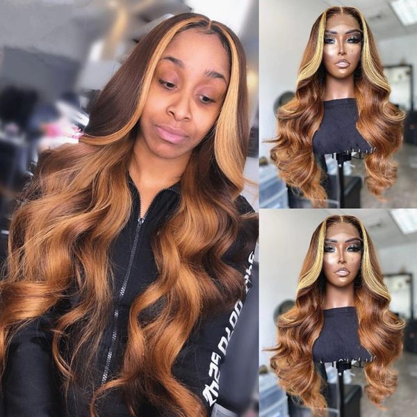 lace wigs omre blonde front human hair pre plucked 13x4 highlight wig with baby bleached nots, Black;brown
lace wigs omre blonde front human hair pre plucked 13x4 highlight wig with baby bleached nots, Black;brown