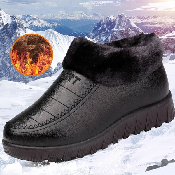 snow boots women's boots non-slip women winter fur warm ankle for women ladies shoes mother shoes botas mujer1, Black
snow boots women's boots non-slip women winter fur warm ankle for women ladies shoes mother shoes botas mujer1, Black
