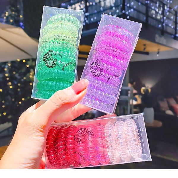 9pcs/set women girls cute colorful telephone line elastic hair bands ponytail holder scrunchie tie gum fashion hair acc jllzch
9pcs/set women girls cute colorful telephone line elastic hair bands ponytail holder scrunchie tie gum fashion hair acc jllzch