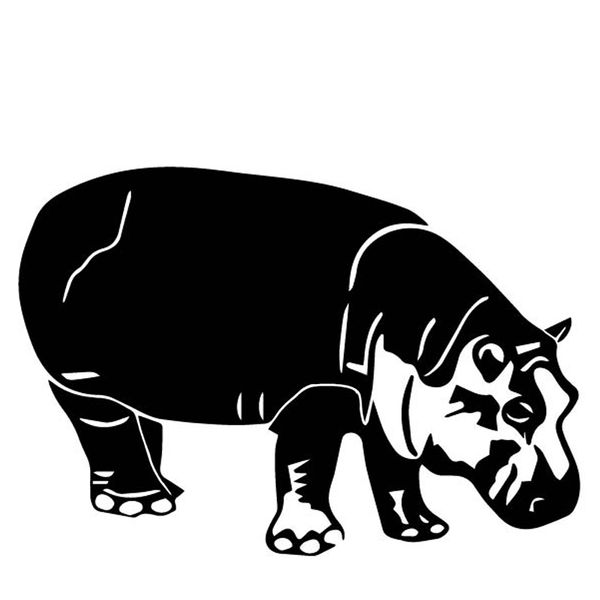 16.6cm*11.5cm a sturdy hippo car trunk pattern car sticker vinyl decal black/silver c4-2367
16.6cm*11.5cm a sturdy hippo car trunk pattern car sticker vinyl decal black/silver c4-2367