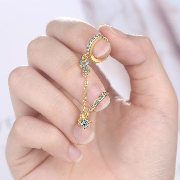todorova 1pc charming trendy gold color chain tassel earrings zircon cz round hoop earrings for women fashion jewelry, Golden;silver
todorova 1pc charming trendy gold color chain tassel earrings zircon cz round hoop earrings for women fashion jewelry, Golden;silver