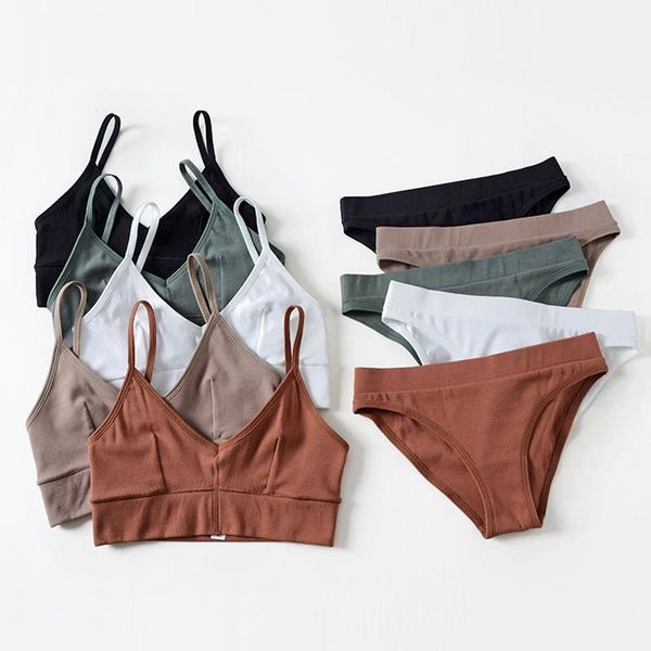 underwear set lingerie women's backless bra set cotton bralette wireless seamless bras black white brown bra and panties1, Red;black
underwear set lingerie women's backless bra set cotton bralette wireless seamless bras black white brown bra and panties1, Red;black