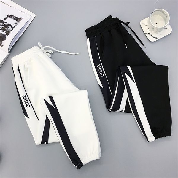 autumn hip hop sports women pants plus size 2xl loose harajuku cargo pants women high waist trousers jogger baggy pants 201118, Black;white
autumn hip hop sports women pants plus size 2xl loose harajuku cargo pants women high waist trousers jogger baggy pants 201118, Black;white