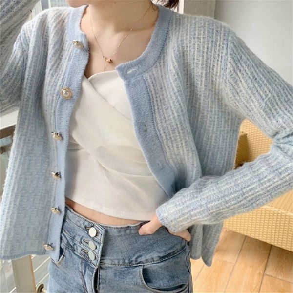 bsgck wanghong sweatercoat autumn new long sleeve coat sweaterfragrance knitted thin blue small 2020 sweater women bpobb, White;black
bsgck wanghong sweatercoat autumn new long sleeve coat sweaterfragrance knitted thin blue small 2020 sweater women bpobb, White;black