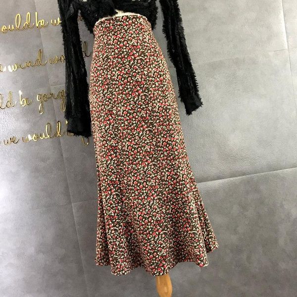 skirts corduroy vintage floral print long women korean mermaid skirt elastic waist 2021 autumn winter fashion mid, Black
skirts corduroy vintage floral print long women korean mermaid skirt elastic waist 2021 autumn winter fashion mid, Black