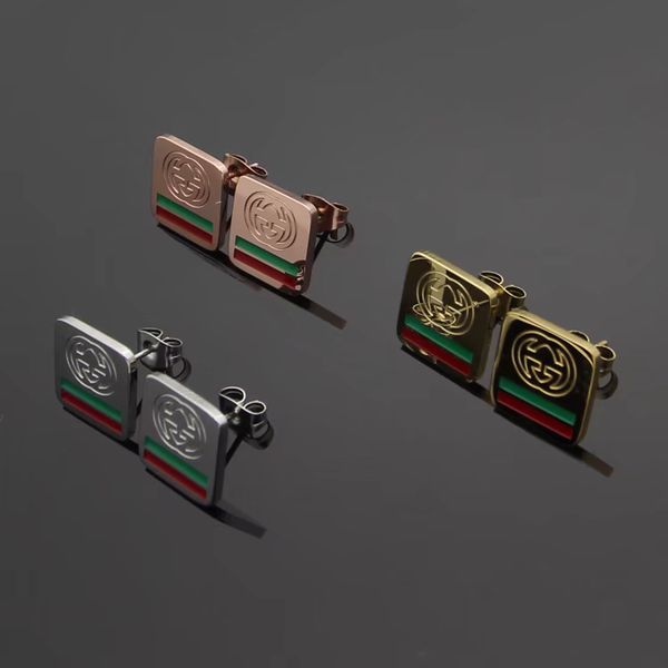 not faded 3 colors extravagant design earrings g stamp real stainless steel love stud earrings for women party gift wholesale, Golden;silver
not faded 3 colors extravagant design earrings g stamp real stainless steel love stud earrings for women party gift wholesale, Golden;silver