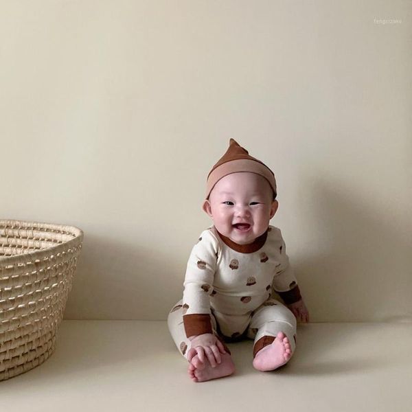 clothing sets baby clothes set interior cotton bodysuit high waist pants and hat 3 pieces set1, White
clothing sets baby clothes set interior cotton bodysuit high waist pants and hat 3 pieces set1, White