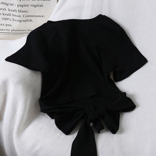 1j7qq summer korean new short women's ett open back coat t-shirt studentsnavel short sleeve t-shirt bandage exposed ins wear women', White
1j7qq summer korean new short women's ett open back coat t-shirt studentsnavel short sleeve t-shirt bandage exposed ins wear women', White