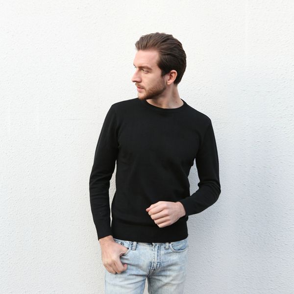 new selling high-end casual fashion round neck men's polo sweater 100% cotton pullover men's sweater mens polo shirt, White;black
new selling high-end casual fashion round neck men's polo sweater 100% cotton pullover men's sweater mens polo shirt, White;black