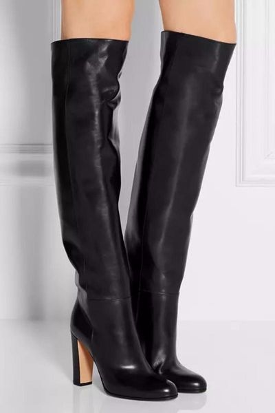 boots fashion autumn winter luxury women 10 cm high heels black overknee thigh leather stockings punk chaussure femme
boots fashion autumn winter luxury women 10 cm high heels black overknee thigh leather stockings punk chaussure femme