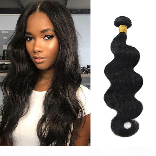 brazilian straight hair bundles body wave 4 pieces 100% human hair extensions natural color, Black 
brazilian straight hair bundles body wave 4 pieces 100% human hair extensions natural color, Black