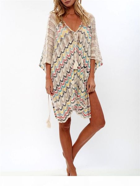 2020 swimsuit cover-ups casual v-neck side split tassel summer beach dress crochet tunic women beachwear bathing suit cover up pareo new, White;black
2020 swimsuit cover-ups casual v-neck side split tassel summer beach dress crochet tunic women beachwear bathing suit cover up pareo new, White;black