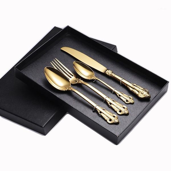 western silverware set 304 stainless steel flatware set embossed cutlery tableware dinnerware fork knife drop shipping1
western silverware set 304 stainless steel flatware set embossed cutlery tableware dinnerware fork knife drop shipping1