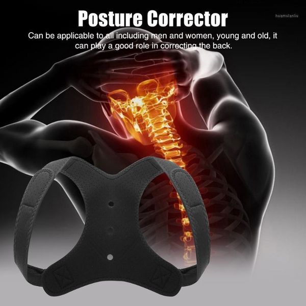 clavicle spine back shoulder home brace support belt adjustable magic sticker posture corrector health care workplace outdoor1, Black;blue
clavicle spine back shoulder home brace support belt adjustable magic sticker posture corrector health care workplace outdoor1, Black;blue