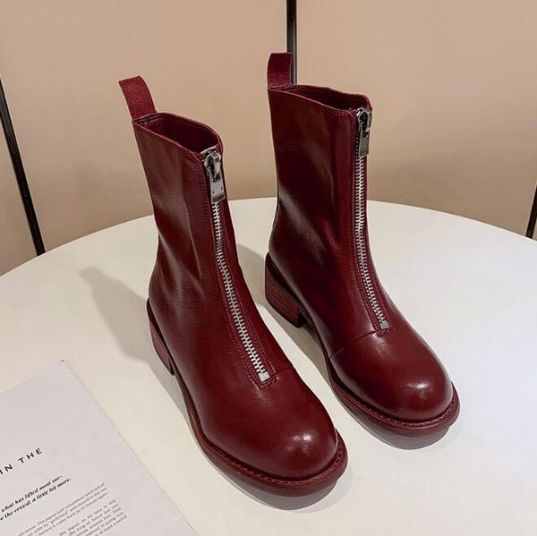 snow women's boots 2020 new all-match leather shoes winter short boots plus velvet cotton shoes thick warm winter shoes, Black
snow women's boots 2020 new all-match leather shoes winter short boots plus velvet cotton shoes thick warm winter shoes, Black