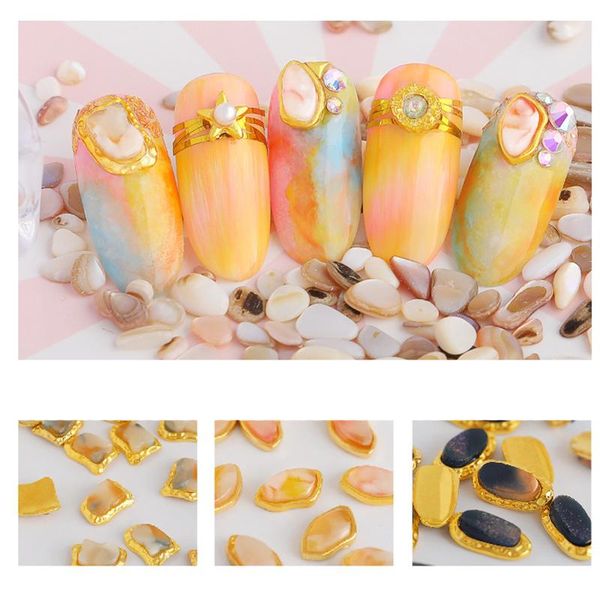 nail art decorations 1pc natural riverstones blooming colorful amber stones rhinestones jewelry charm diy manicure, Silver;gold
nail art decorations 1pc natural riverstones blooming colorful amber stones rhinestones jewelry charm diy manicure, Silver;gold