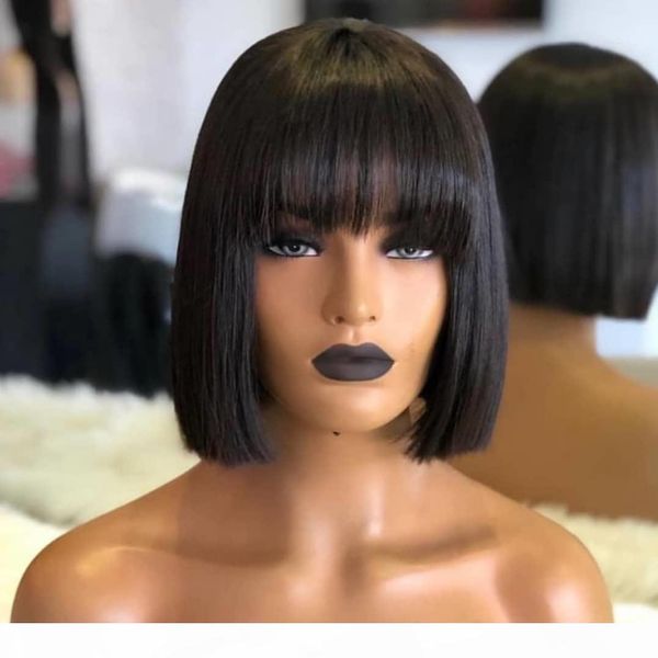 короткий боб 13x4 фронт шнурка человеческих волос парики natural black remy бразильских отбеленные узлы шнурок фонтал парик с взрывами, Black;brown
короткий боб 13x4 фронт шнурка человеческих волос парики natural black remy бразильских отбеленные узлы шнурок фонтал парик с взрывами, Black;brown