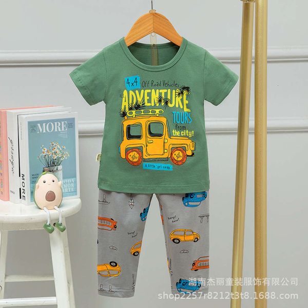 summer 2021 spring korean pajamas children's suit cartoon boys and girls ice silk cotton casual baby cloth, Blue;red
summer 2021 spring korean pajamas children's suit cartoon boys and girls ice silk cotton casual baby cloth, Blue;red