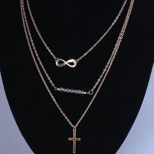 2020 hip hop multilayer necklace metal cross pendant silver color chain for women men jewelry chains necklaces
2020 hip hop multilayer necklace metal cross pendant silver color chain for women men jewelry chains necklaces
