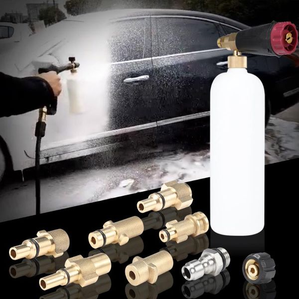 high pressure car washer snow foam lance with thread adapter large capacity washing gun for karcher k series soap foamer
high pressure car washer snow foam lance with thread adapter large capacity washing gun for karcher k series soap foamer