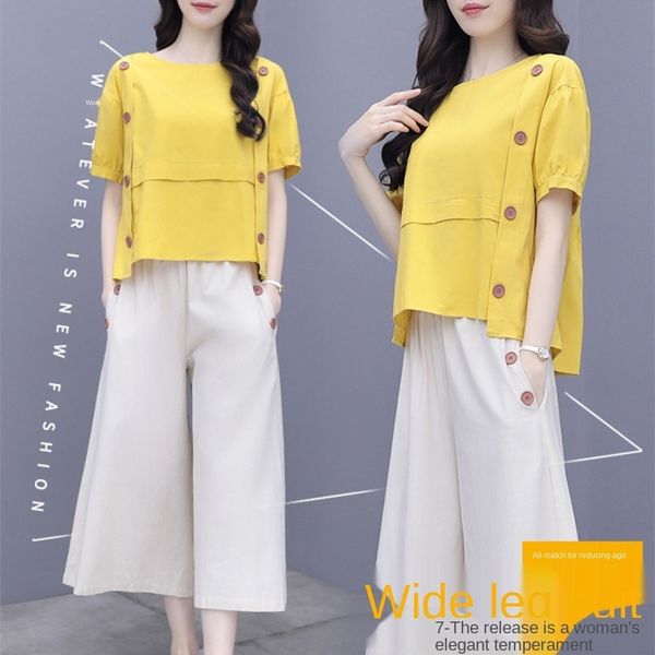 suum1 women's suitwide leg pants suitcotton and linen wide pants leg suit women's summer 2020 new western style age-reducing loose, Gray
suum1 women's suitwide leg pants suitcotton and linen wide pants leg suit women's summer 2020 new western style age-reducing loose, Gray