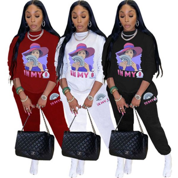 women money pattern suits fashion solid color long sleeve round neck straight pant tracksuits female spring new loose casual 2pcs sets, Gray
women money pattern suits fashion solid color long sleeve round neck straight pant tracksuits female spring new loose casual 2pcs sets, Gray