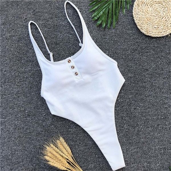 white bather high cut leg one piece swimsuit women swimwear backless thong bathing suit swim female monokini y200319, White;black
white bather high cut leg one piece swimsuit women swimwear backless thong bathing suit swim female monokini y200319, White;black