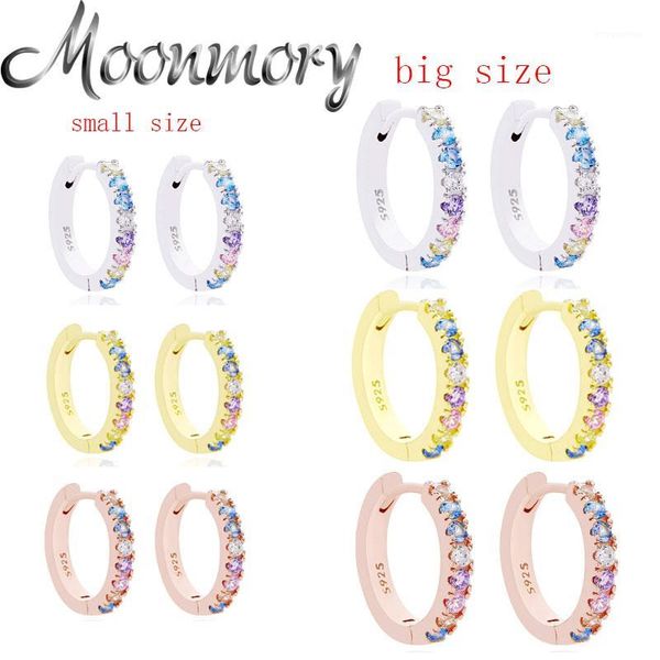 moonmory 925 sterling silver rainbow cz small hoop huggies earrings for women luxury trendy female big circle earring jewelry1, Golden;silver
moonmory 925 sterling silver rainbow cz small hoop huggies earrings for women luxury trendy female big circle earring jewelry1, Golden;silver