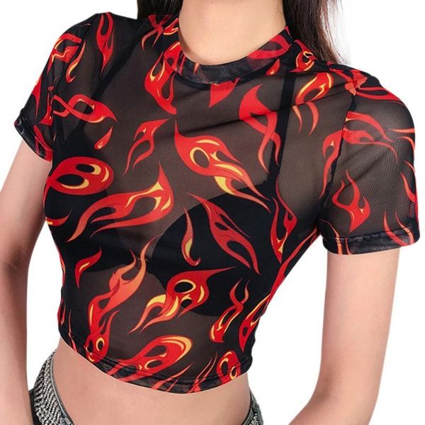 harajuku flame print mesh women yoga shirt transparent short sleeve fashion crop tees summer 2020 t shirt slim, White;red
harajuku flame print mesh women yoga shirt transparent short sleeve fashion crop tees summer 2020 t shirt slim, White;red