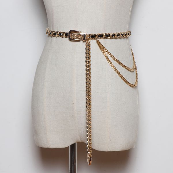 women punk chain belt fashion 2020 ladies waistband streetwear pants belts t200427, Black;brown
women punk chain belt fashion 2020 ladies waistband streetwear pants belts t200427, Black;brown