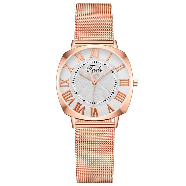 womens watch fashion rose gold mesh belt unique design watch ladies casual steel belt quartz watch roman scale reloj femenino, Slivery;brown
womens watch fashion rose gold mesh belt unique design watch ladies casual steel belt quartz watch roman scale reloj femenino, Slivery;brown
