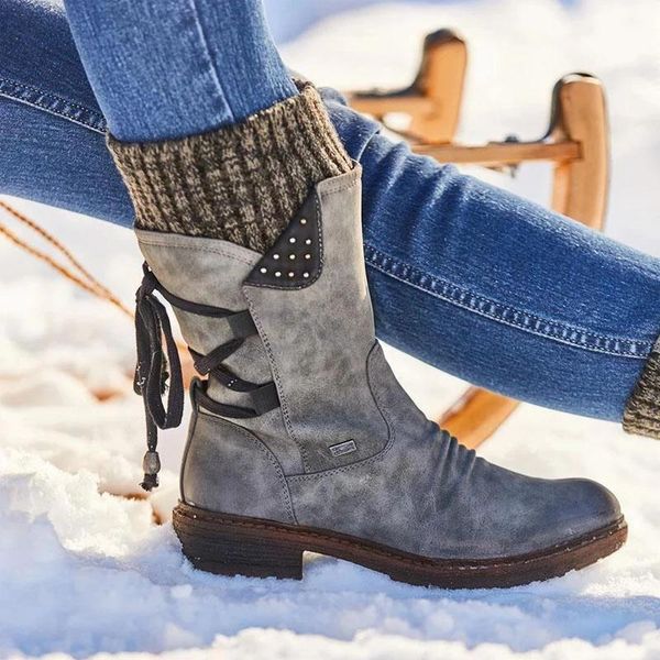 boots women 2021 middle calf retro pu leather booties casual low heel winter shoes woman zapatos de mujer, Black
boots women 2021 middle calf retro pu leather booties casual low heel winter shoes woman zapatos de mujer, Black